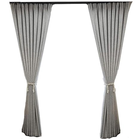 Gwfva Curtain Simple Modern Style Bay Window Curtain Cotton