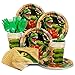 Costume SuperCenter Dinosaur Adventure Standard Tableware Kit Serves 8