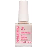 Nail Tek Ridge Filler Formula 3 – Clear Ridge Filler for Nails, Base Coat, Nail Strengthener Polish for Hard & Brittle Nails, 0.5 fl oz