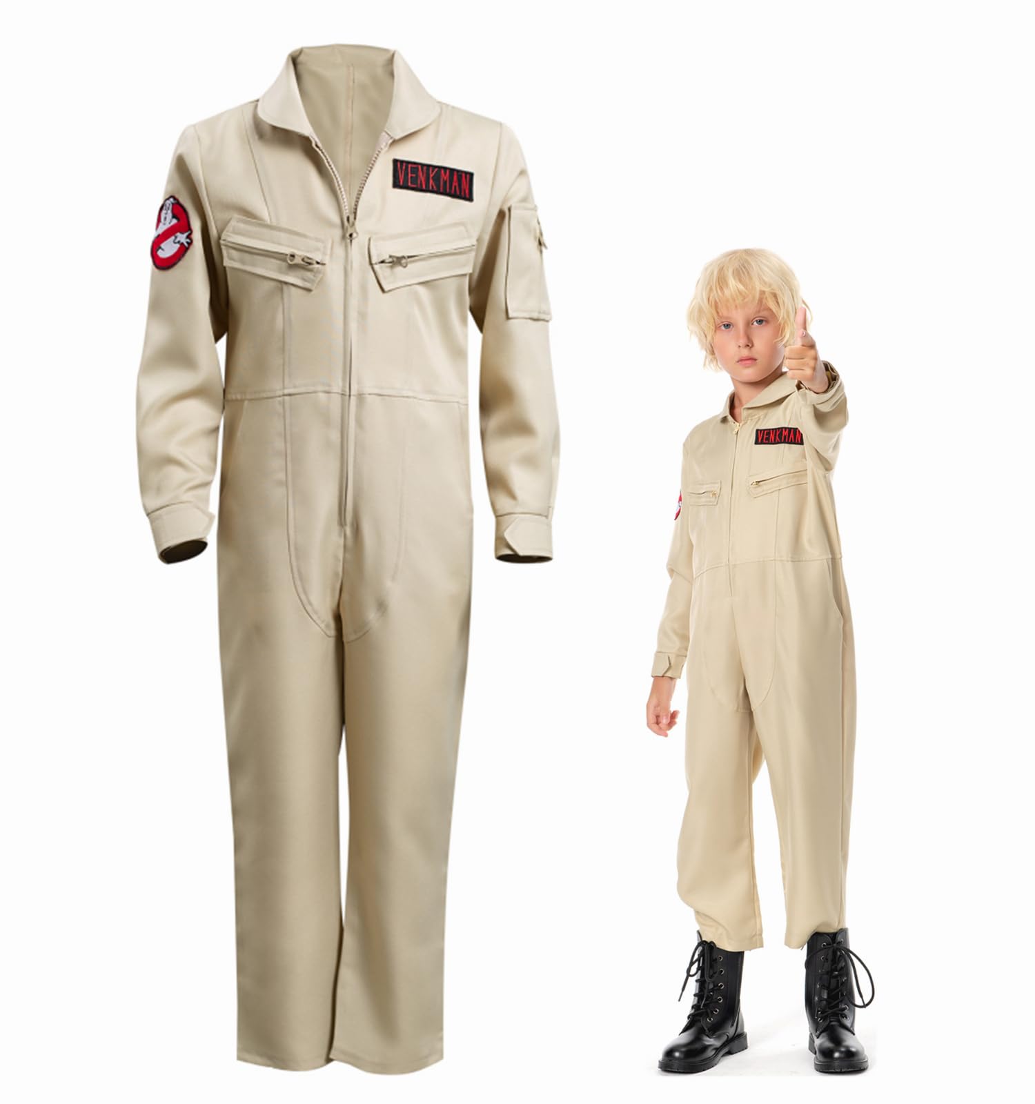 Photo 1 of ****NEEDS NEW ZIPPER**** Meicogo Anime Kids Costume Halloween Cosplay Jumpsuit Top Pants Outfit