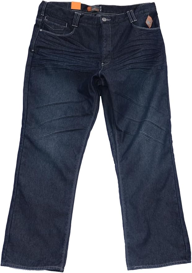 Kam New Mens Jeans Fleece Lines Jeans Amazon.co.uk Clothing