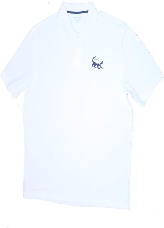 Honey Badger Polo Shirt. Cotton Blend with Large Honey Badger Logo. Comfortable and Easy to Care 