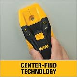 DEWALT Stud Finder DW0100 Center Detect 3/4 in LED Arrows AAA Batteries Included view 8