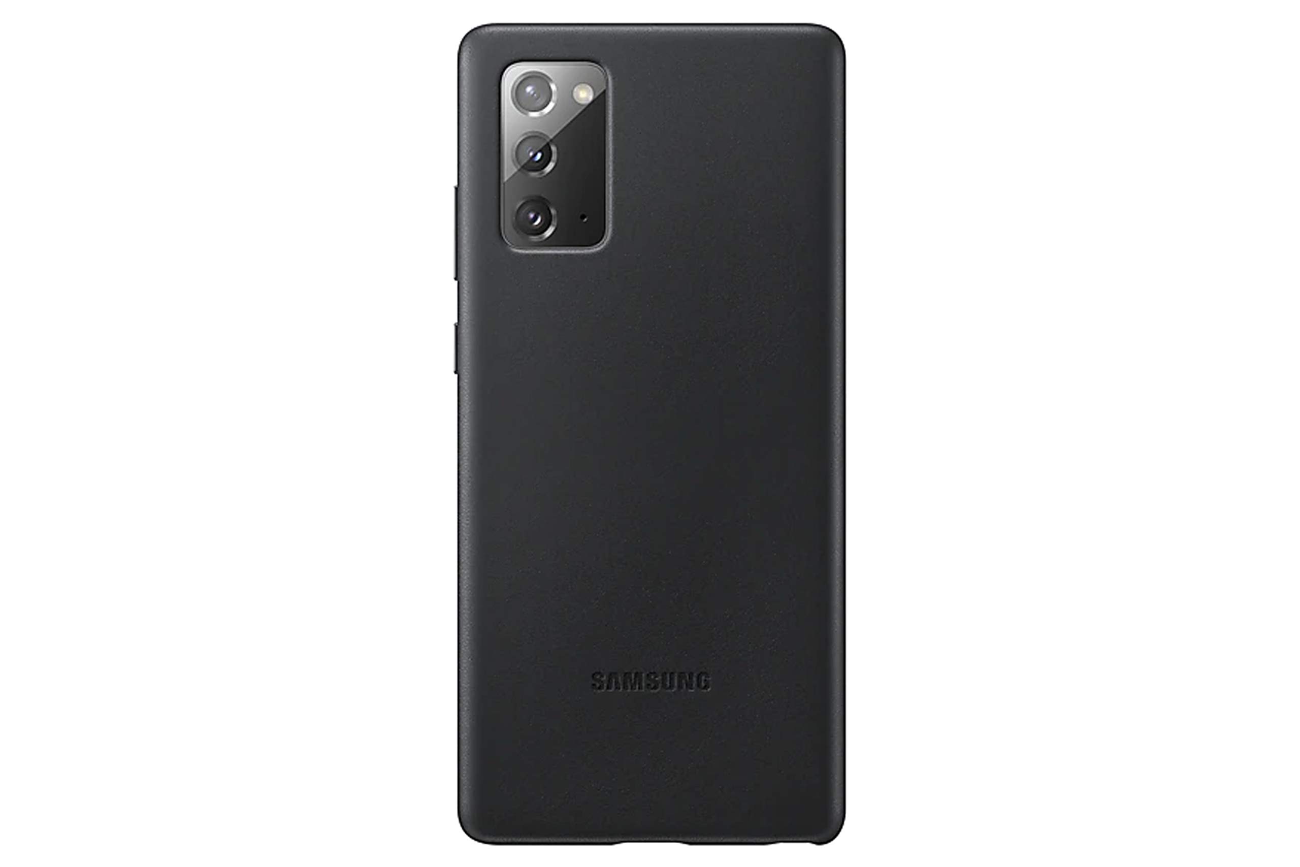 Samsung Official Galaxy Note 20 Series Leather Back Cover (Black, Note 20)