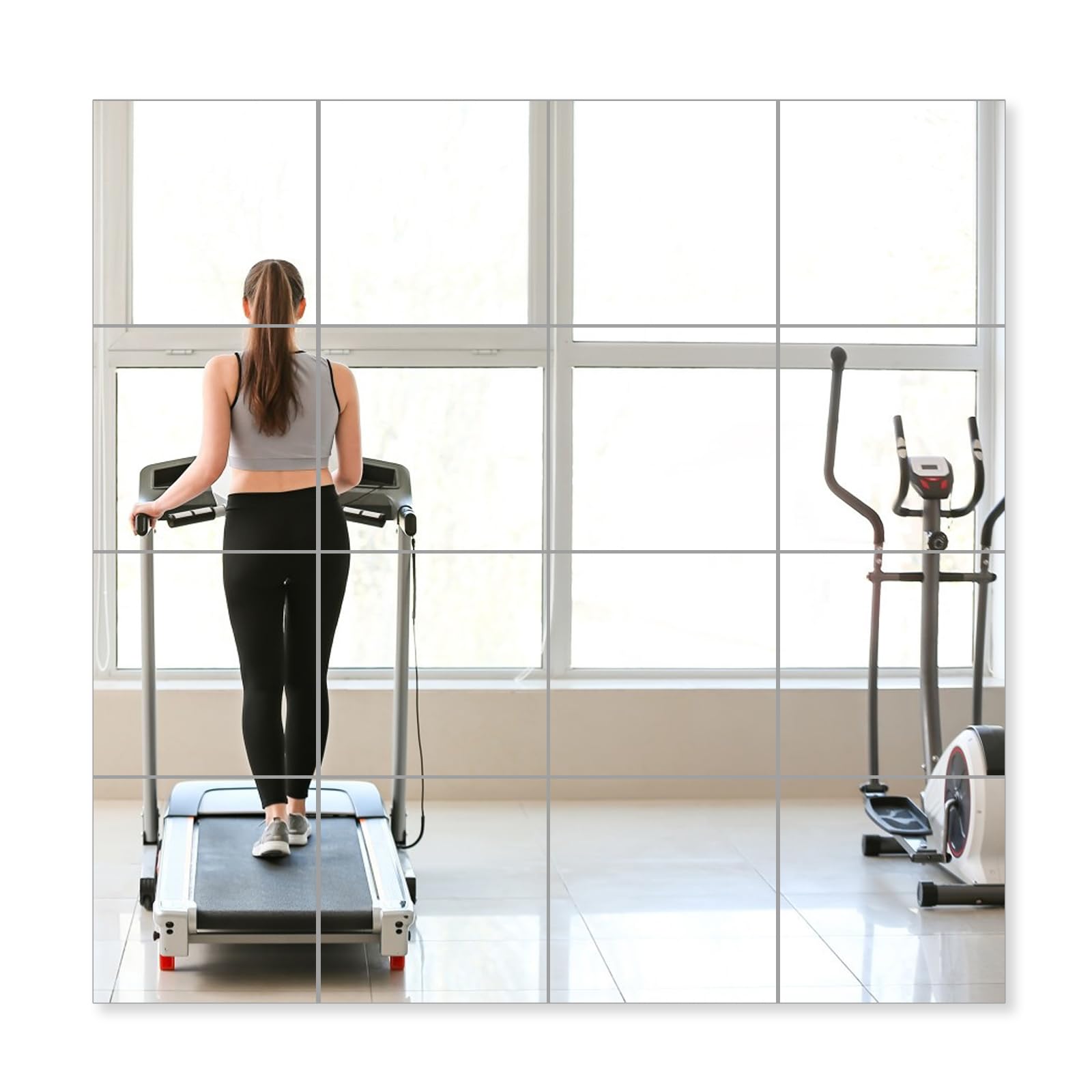 Photo 1 of Shatterproof Acrylic Wall Mirror for Kids, 12Pcs 10 Inch Unbreakable Toddler Mirror, Mirror Tiles & Stickers for Kids Room, Full Length Mirrors for Wall, Durable Acrylic Kids Mirror for Wall Décor