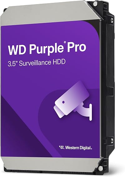 WD Purple Pro 18TB Smart Video Internal HDD AllFrame 7200 RPM 5 Year