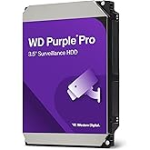 Western Digital 8TB WD Purple Pro Surveillance Internal Hard Drive HDD - SATA 6 Gb/s, 256 MB Cache, 3.5" - WD8002PURP