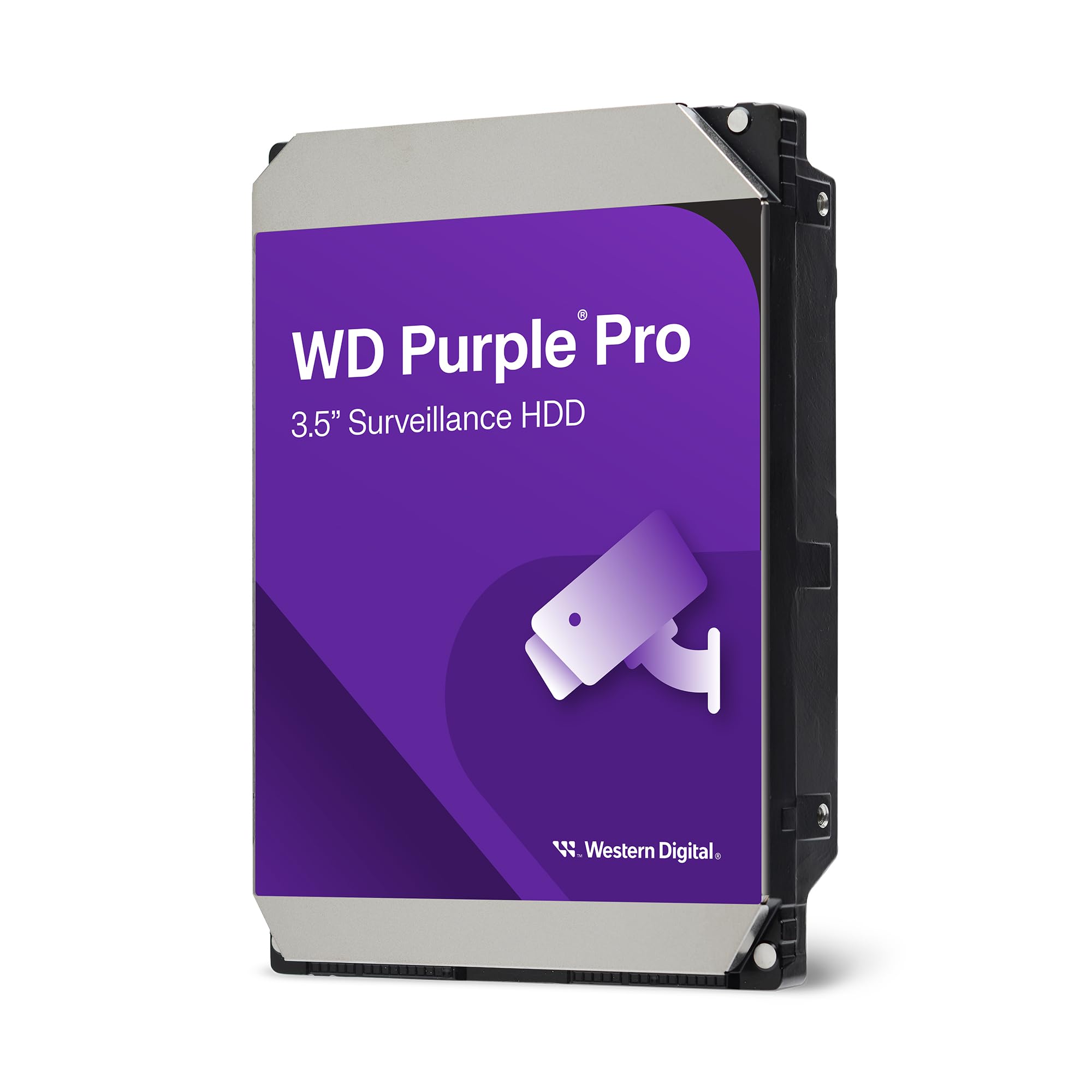 Photo 1 of Western Digital 8TB WD Purple Pro Surveillance Internal Hard Drive HDD - SATA 6 Gb/s, 256 MB Cache, 3.5" - WD8002PURP