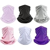 Jelbolin Neck Gaiter Bandana Face Mask: 6 Pack Cooling Gator Mask Ski Neck Scarf Breathable Face Cover Balaclava