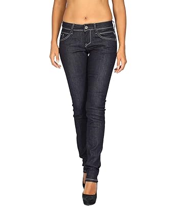 MELTIN'POT - Damen Jeans Meriel - Skinny Fit - blau, W31 / L32