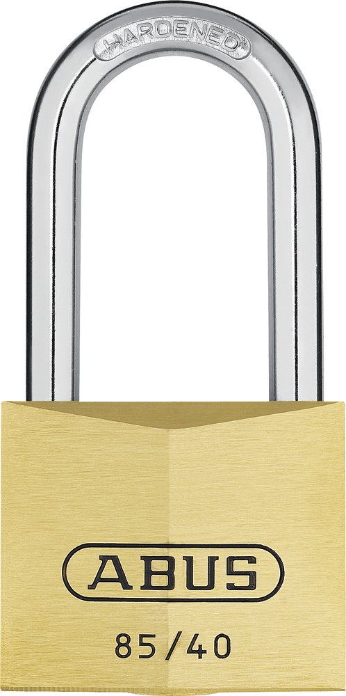 ABUS 02508 40mm Long Shackle Service Brass Padlock with 706 Alike Keyed