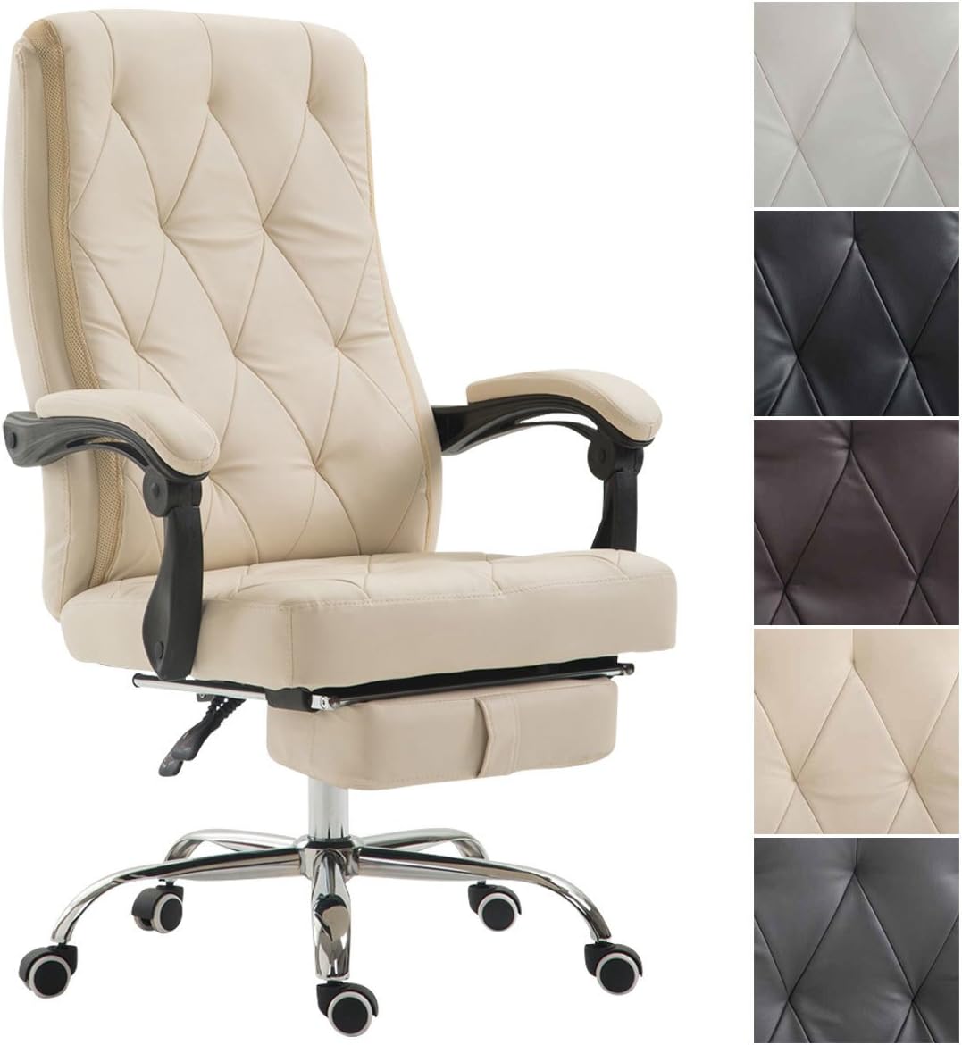 CLP Fauteuil De Bureau Ergonomique Gear Similicuir I Chaise De Travail CLP Fauteuil De Bureau Ergonomique Gear Similicuir I Chaise De Travail