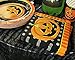Juvale Halloween Plates and Napkins Party Supplies - 144-Piece, Serves 24, 9 in Plates, 6 oz Cups, 6.5 in Napkins & Black Cutlery - Halloween Party Supplies - Jack-O-Lantern Plate Set