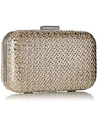 Jessica McClintock Molly Oro Minaudiere Metálico