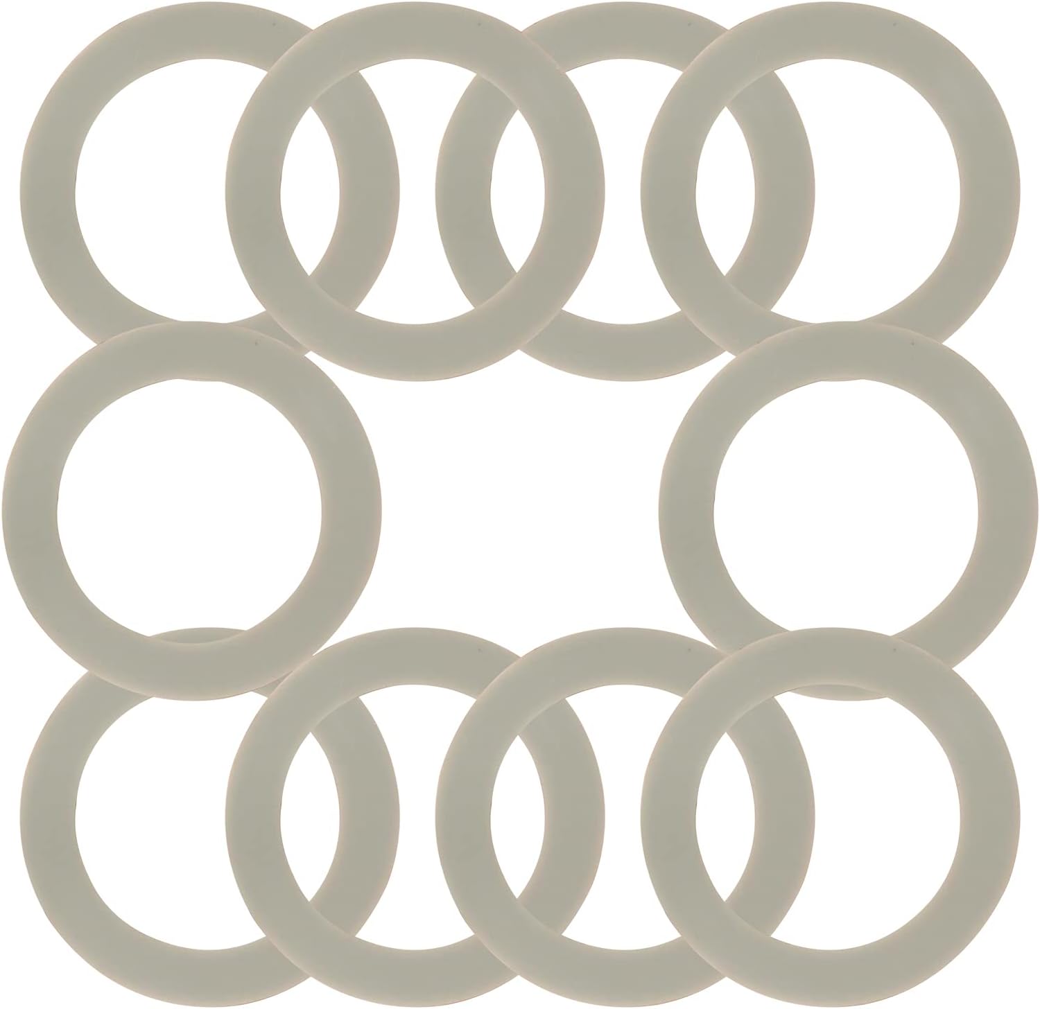 10 PCS Blender Gasket Replacement Rubber Gasket Seal, Compatible with Cuisinart CBT-500, SB5600, CB600, SPB-456-2B and Oster and Osterizer Blenders (Grey)