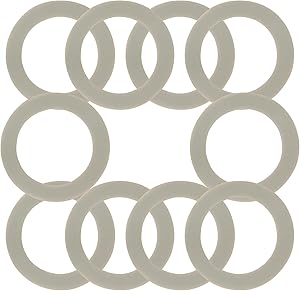 10 PCS Blender Gasket Replacement Rubber Gasket Seal, Compatible with Cuisinart CBT-500, SB5600, CB600, SPB-456-2B and Oster and Osterizer Blenders (Grey)