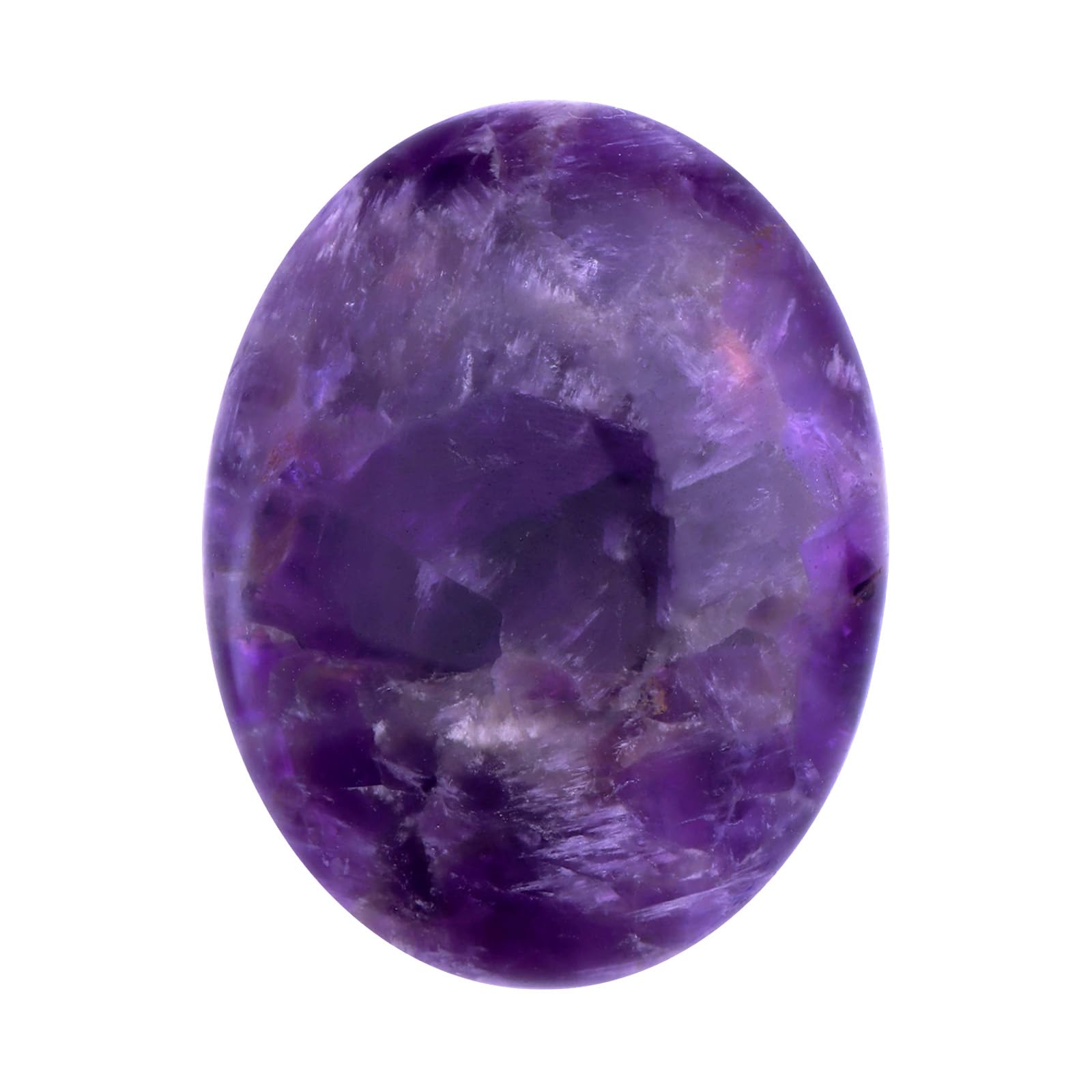 Photo 1 of 1.8” Amethyst Chakra Crystals, Thumb Worry Stones for Anxiety, Adult Sensory Items for Woman or Man, Anxiety Relief Items Fidget for Sensory Stones