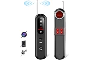 EVESKY Hidden Camera Detector for Travel,Bug and Spy Camera Detector,GPS Tracker Detector for Car,RF Bug Scanner,Hidden Camera Device Detector for Hotels,Anti-Spy Tracker Finder 5 Sensitivity Levels,3 Modes