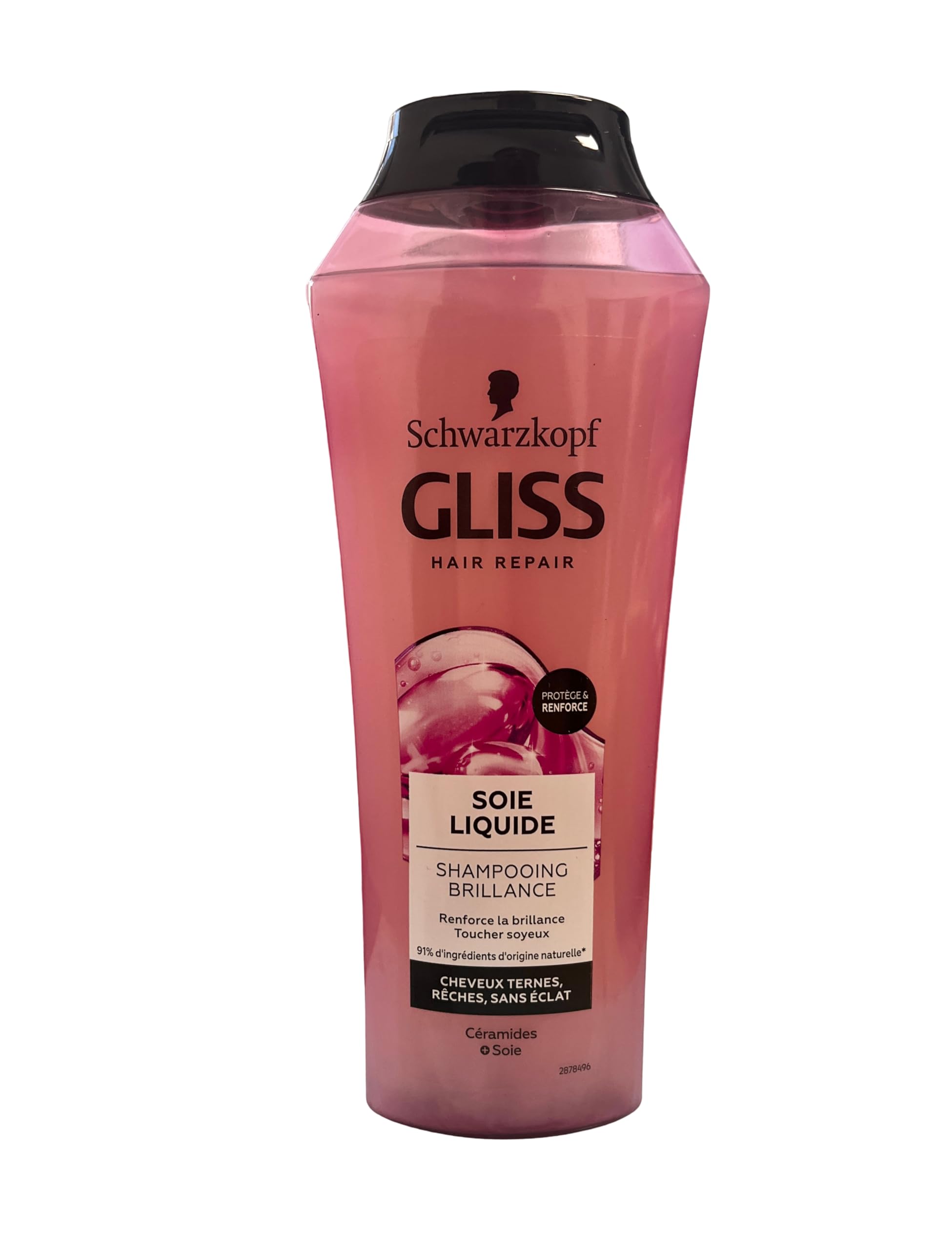 Schwarzkopf Gliss Liquid Silk Gloss Shampoo, with Keratin, Multipack 6 x 250 ml