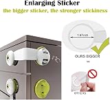 Keyupper Flow.Month 10 Pack Child Safety Locks No Tools Baby Cabinet Locks view 3