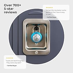 Master Lock Light Blue Gym Locker Lock, Indoor