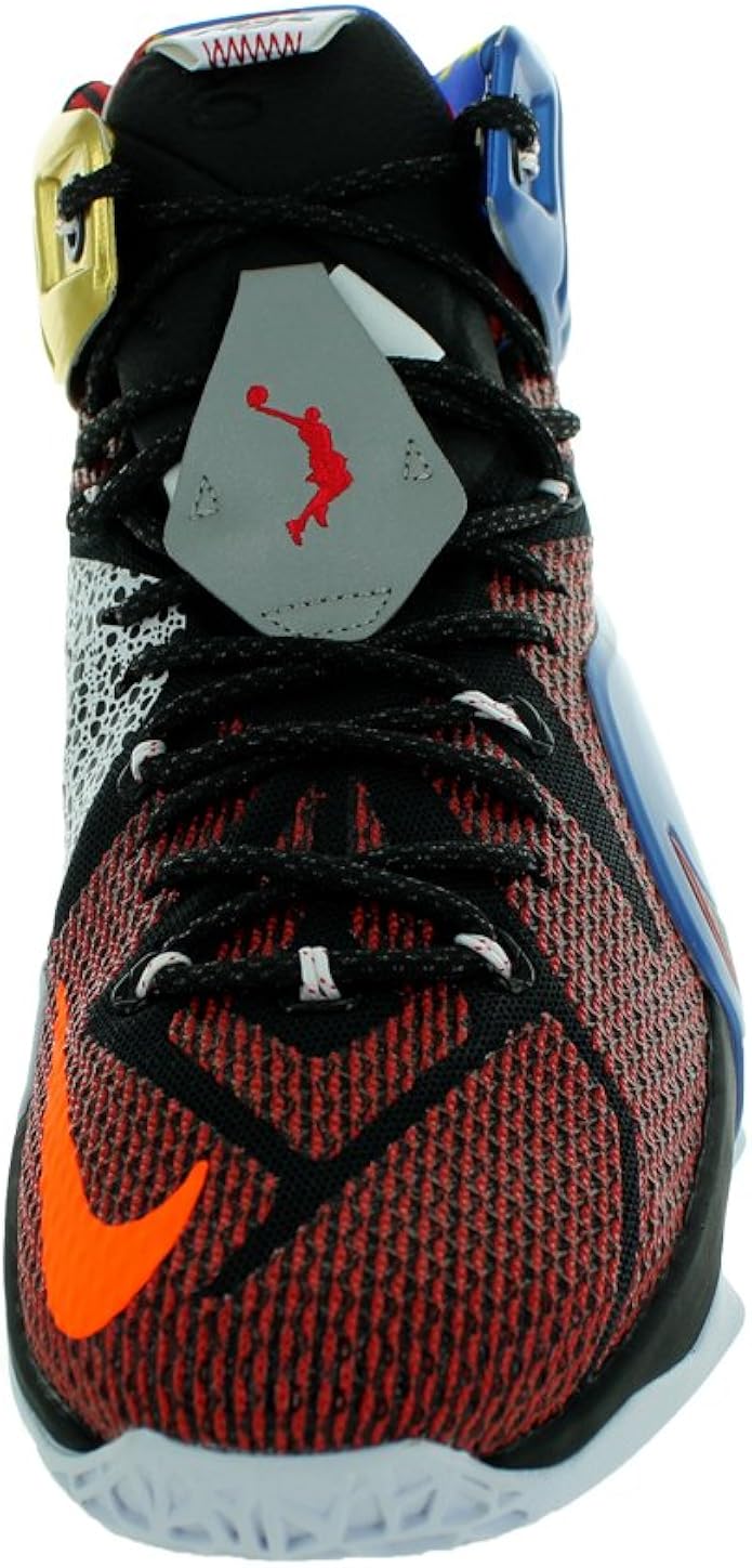 nike lebron 12 multicolor basketball shoes