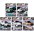 1:64 Scale Diecast Model Car Compatible with Hot Wheels Car Culture Race Day D Case Set of 5 Cars, FPY86-961D
