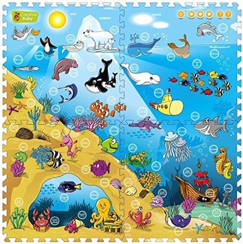 Creative Baby I-mat: Under The Sea (4pcs) by Creative Baby