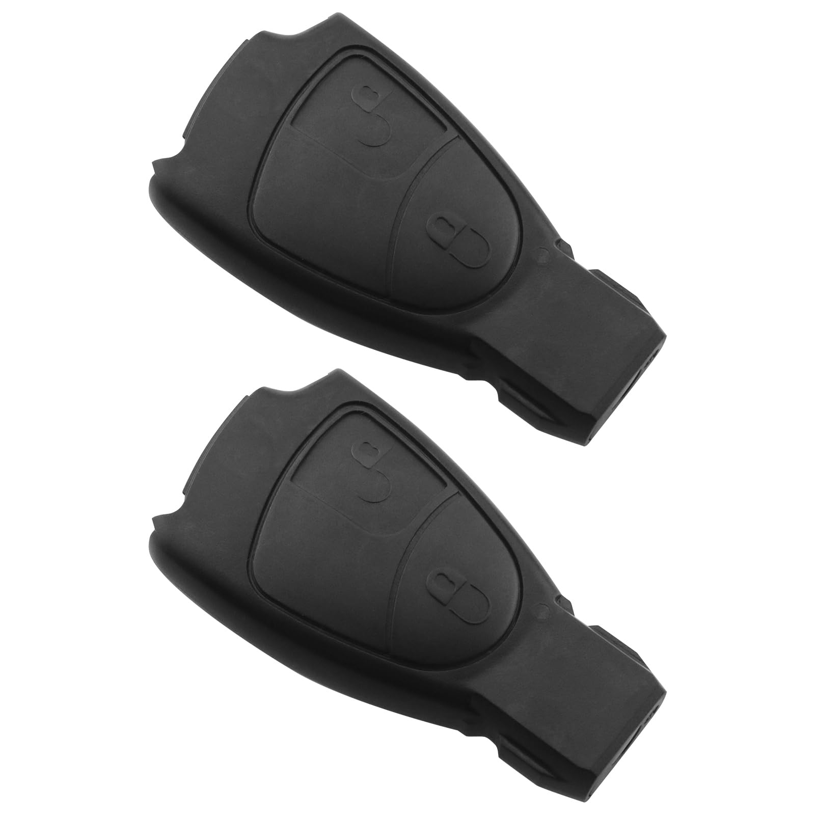 The Lord of the Tools 2pcs 2 Buttons Car Key Shells Car Remote Key Replacement Case Automotive Remote Key Protective Shell Compatible with Mercedes Benz W169 W164 W202 W203 W208