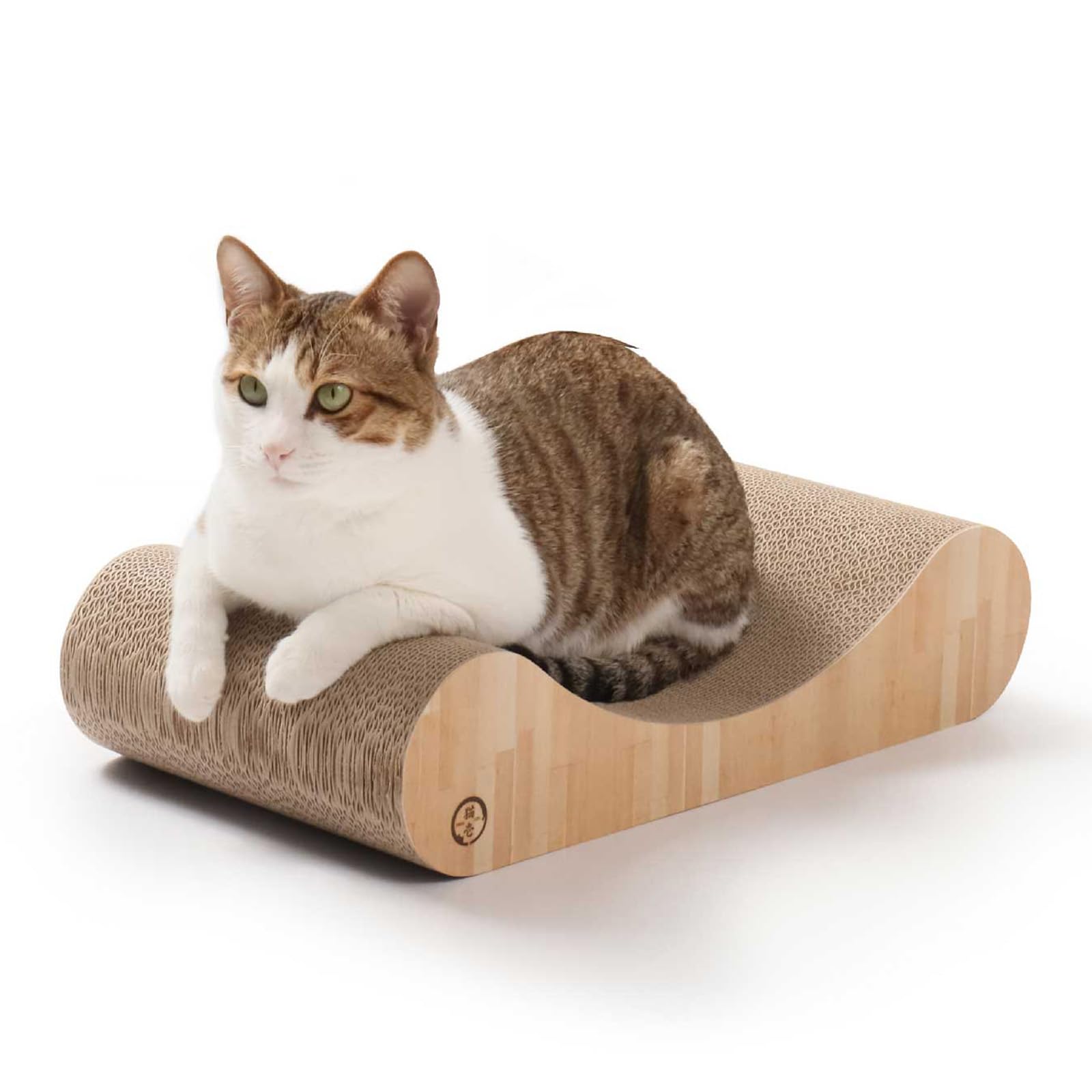 猫壱 爪研ぎ バリバリベッドカール M ライトブラウン商品画像