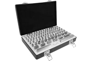 Wen 10481 81-Piece Steel Gauge Block Set with Case