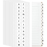 A-Z Sticky Alphabet Tabs, 208PCS Index Labels for Notebooks &amp; Files | Self-adhesive Letter Labels, Removable Index Stickers for Textbooks, Planners, Dictionaries &amp; Binders, Write-on