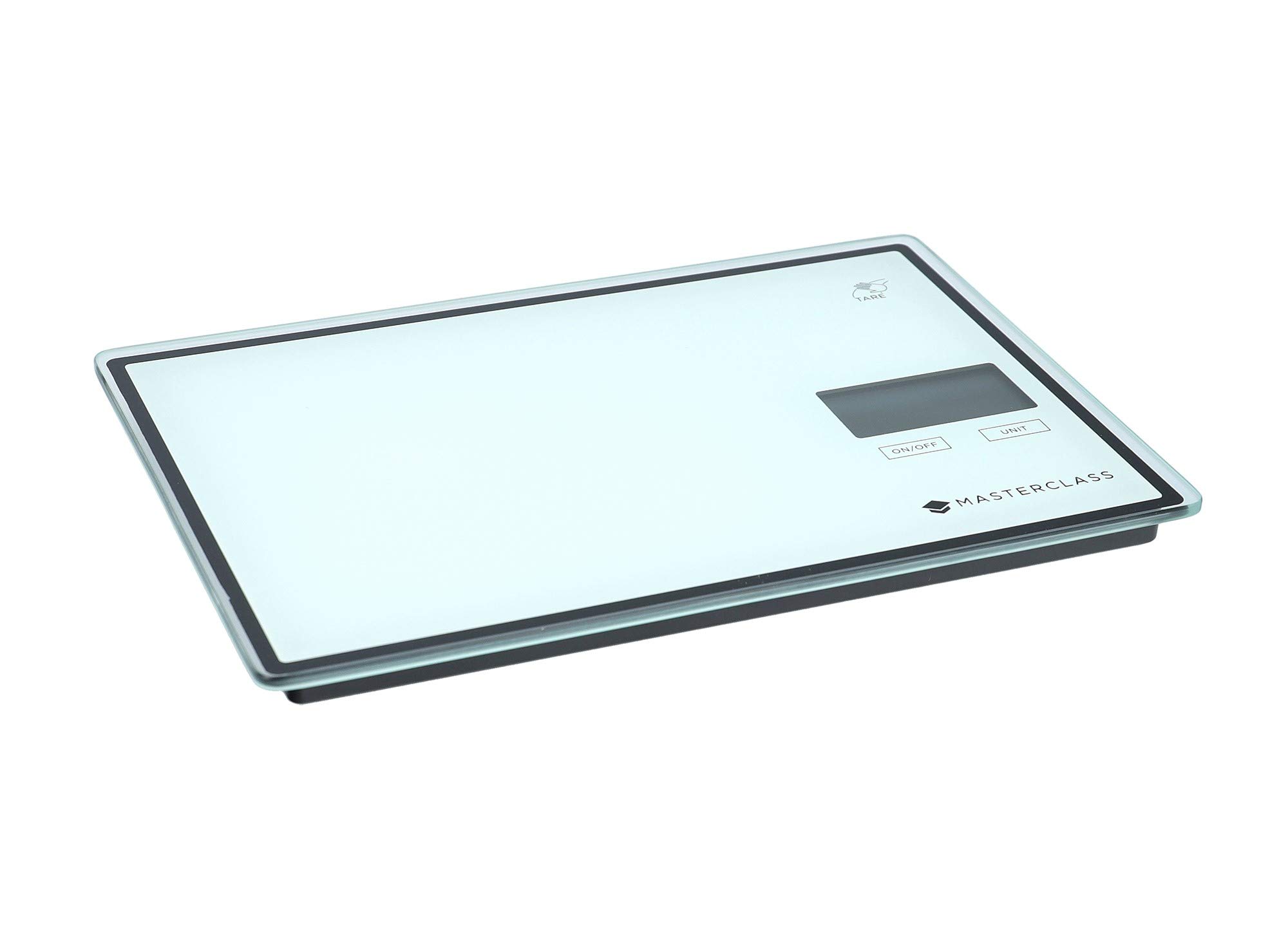 MasterClass Digital Kitchen Scales with Touchless Tare in Gift Box, Plastic, White, 23 x 15 cm