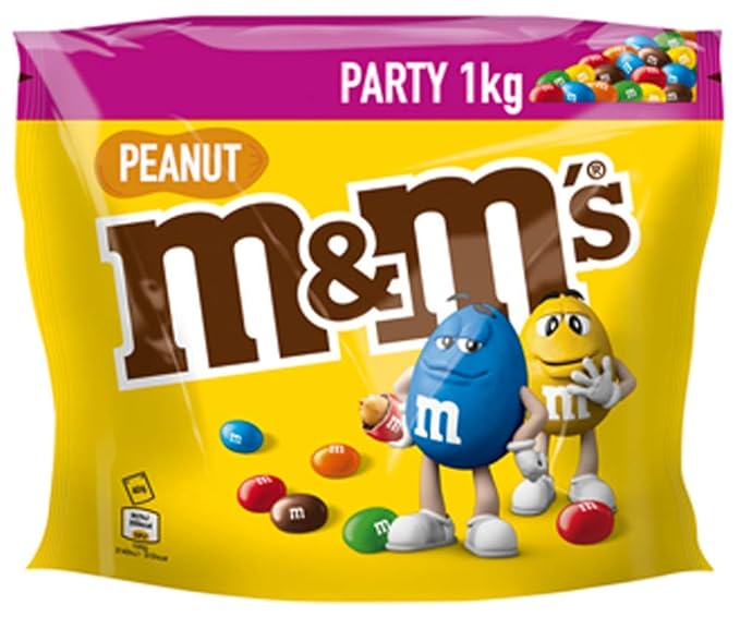 M&m's Peanut Party Bag 1kg Grocery & Gourmet Food
