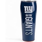 The Memory Company Officially Licensed NFL 24oz Smart Grip Tumbler – Spill-Resistant Stainless Steel Travel Mug with Laser-Etched Team Logo