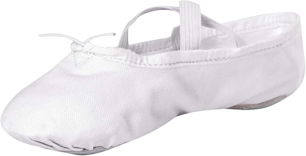 girls white ballet shoes