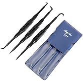 Bojo Tools Pick Tool Kit, Heavy Duty Plastic, 3-Piece | 3 Doubled-Ended Pick Tools