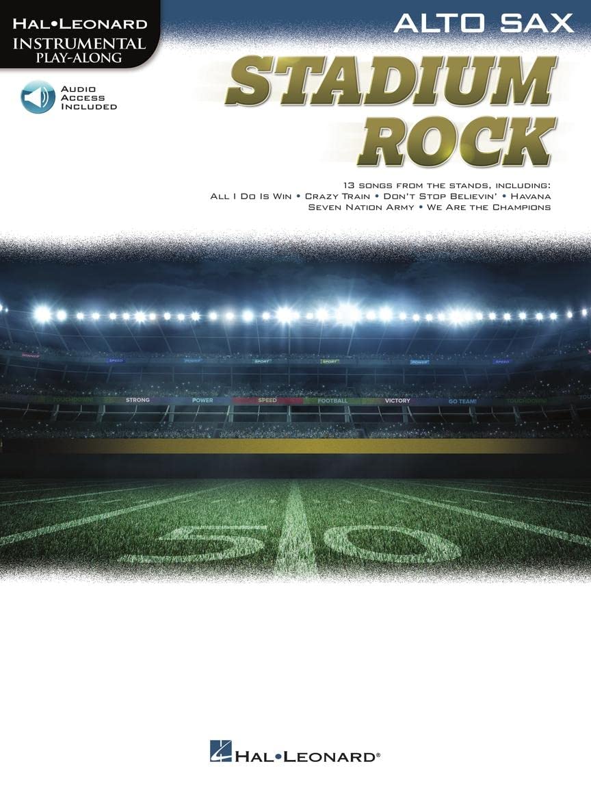 Stadium Rock for Alto Sax. Includes Audio Online (Hal Leonard Instrumental Play-along)