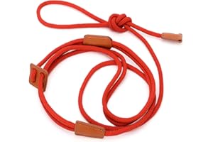 MEOW&WOOF Pig Harness & Leash, Escape Prevention Adjustable Rope, All in One Design, All Life Stages Small to Medium Mini Pigs-5 Feet Long-Red