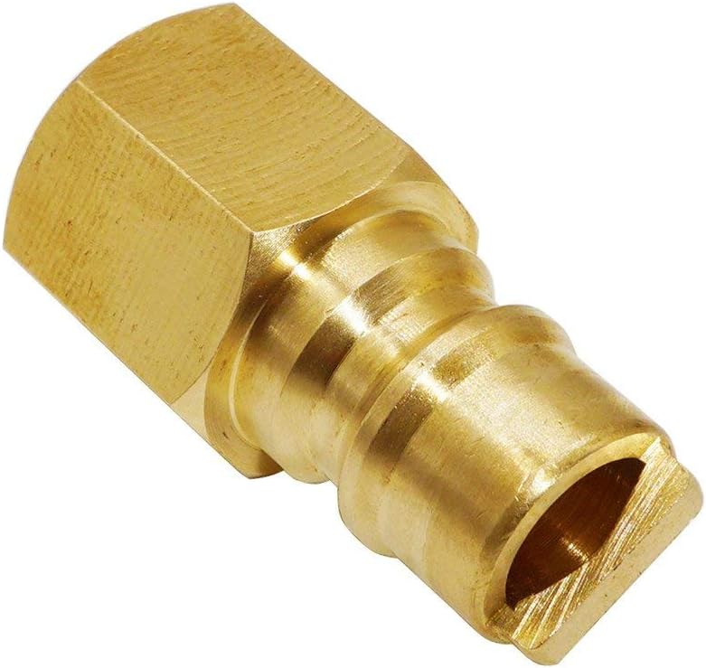 DOZYANT 3/8 Inch Natural Gas Quick Connect Fittings，LP Gas Propane Hose Quick Disconnect Kit, 100% Solid Brass : Garden & Outdoor