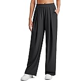 G4Free Flowy Wide Leg Palazzo Pants Women Lightweight Trendy Front Pleat Travel Pants Casual Summer