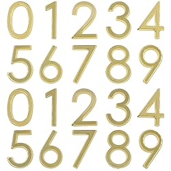 Pack of 20, Self Adhesive Golden Waterproof Mailbox