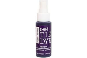 S·E·I S.E.I. Desert Purple Tie Dye Spray Bottle: 2oz. Non Toxic Fabric Dye Spray, DIY Permanent Clothing Dye, Ready to Use Tie Dye Supplies