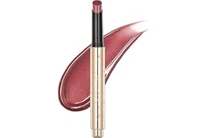 FOCALLURE Shimmer Lipstick,Moisturizing Plumping Lip Gloss,Shimmery Glossy Finish,Hydrating,Long Lasting,Non-Stick Cup Lip Makeup,High Shine for Plumper Looking Lips,Mellow