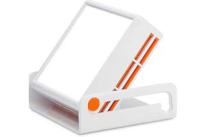 Circadian Optics Light Therapy Lamp - UV-Free LED Happy Mood Lamps with 10,000 Lux for Seasonal Sunlight - Full Spectrum Sun Lights for Work from Home - Luxy (White/Orange)