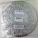 PEPPERLONELY 10 Inch Silver Round Lancaster Paper Doilies 50 Count