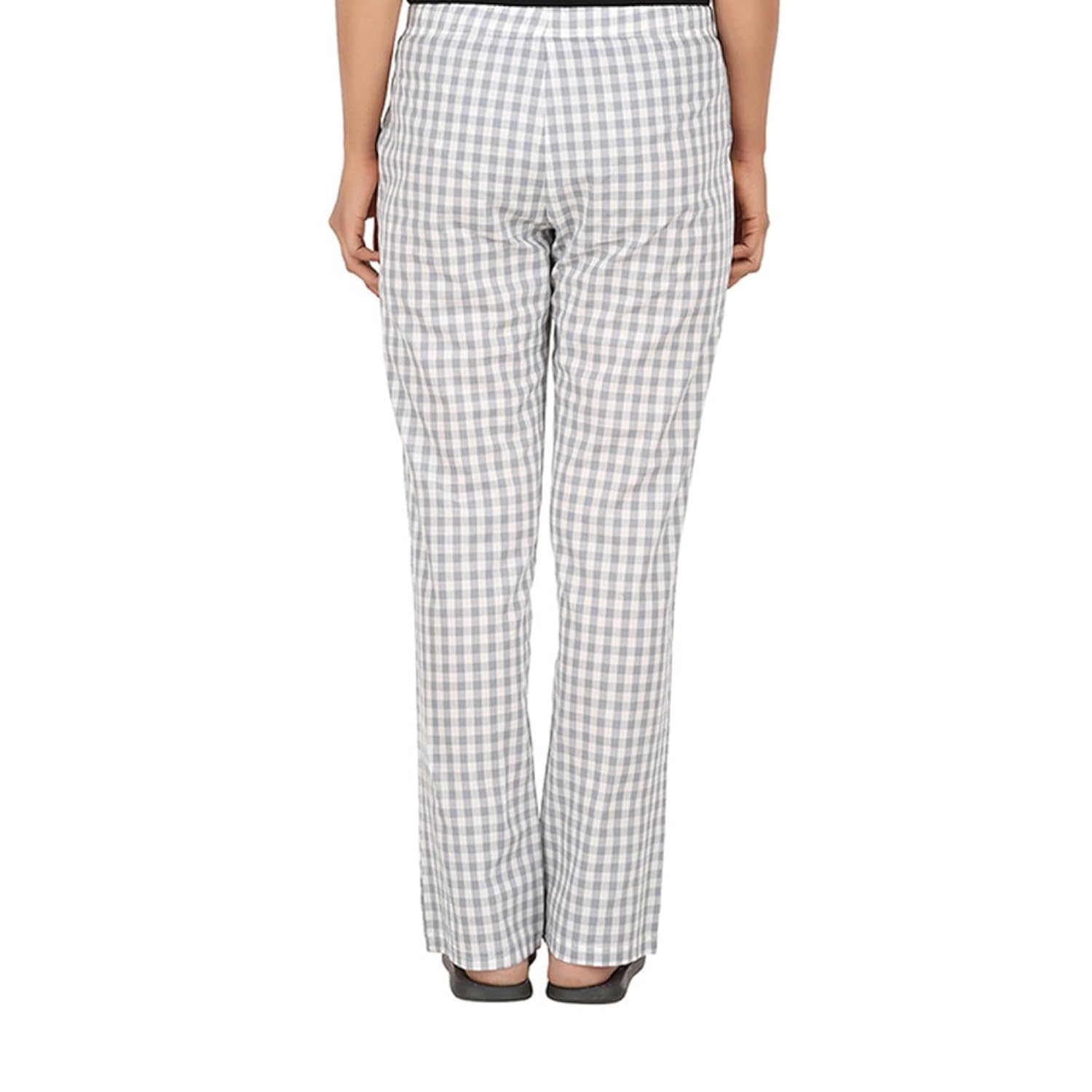 antshrike women cotton woven pyjama nightwear pant -grey