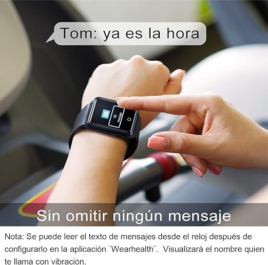 Seneo Reloj Inteligente Hombre, IP68 Smartwatch con Pulsera ...