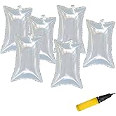 100Pcs Air Bags for Packing,5x7 Inch Inflatable Air Pillows for Shipping with Pump,Purse Stuffing Packings Filler,Package Fillers to Keep Shape,Reseller Supplies to Packing Peanuts Purse Stuffers