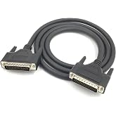 Pidwaok HDB44 Data Cable, 3-Row 44-Pin DB44 Serial Port Connection Cable for Industrial Equipment &amp; Medical Devices (Male to Male, 1 Meters)